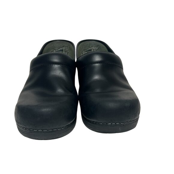 Dansko XP 2.0 Professional Clogs US 6.5 EU 37 Black Leather Comfort Slip On Shoe - Picture 4 of 9